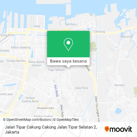 Peta Jalan Tipar Cakung Cakung Jalan Tipar Selatan 2