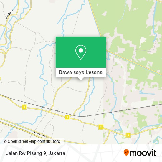 Peta Jalan Rw Pisang 9