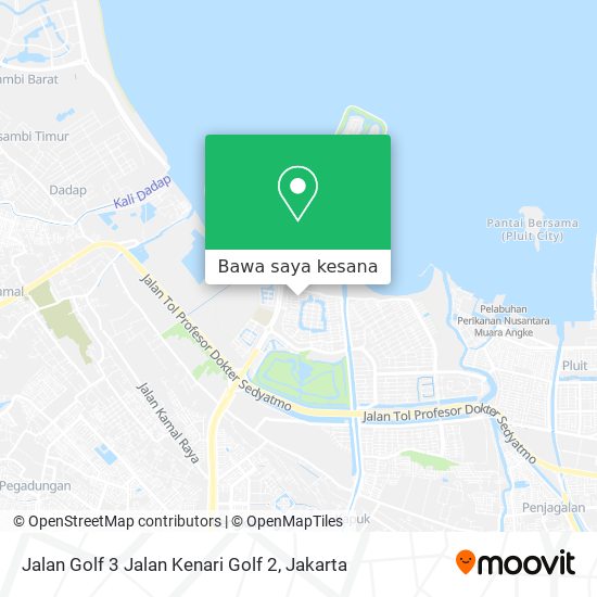 Peta Jalan Golf 3 Jalan Kenari Golf 2