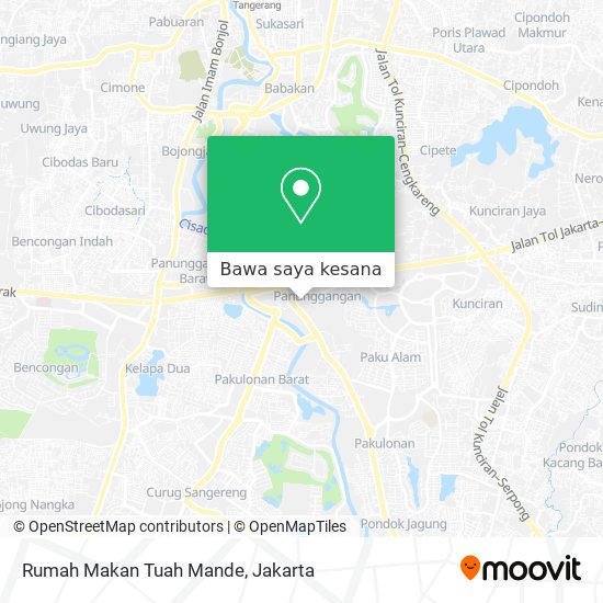 Peta Rumah Makan Tuah Mande