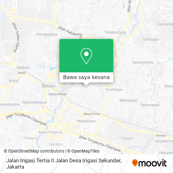 Peta Jalan Irigasi Tertia II Jalan Desa Irigasi Sekunder