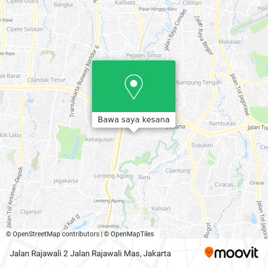 Peta Jalan Rajawali 2 Jalan Rajawali Mas