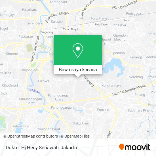 Peta Dokter Hj Heny Setiawati