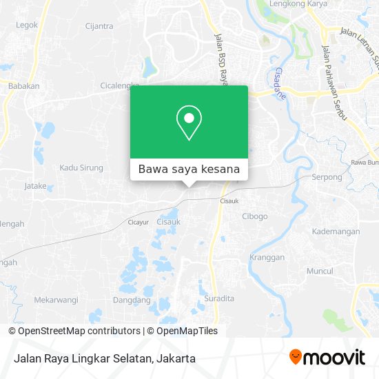 Peta Jalan Raya Lingkar Selatan