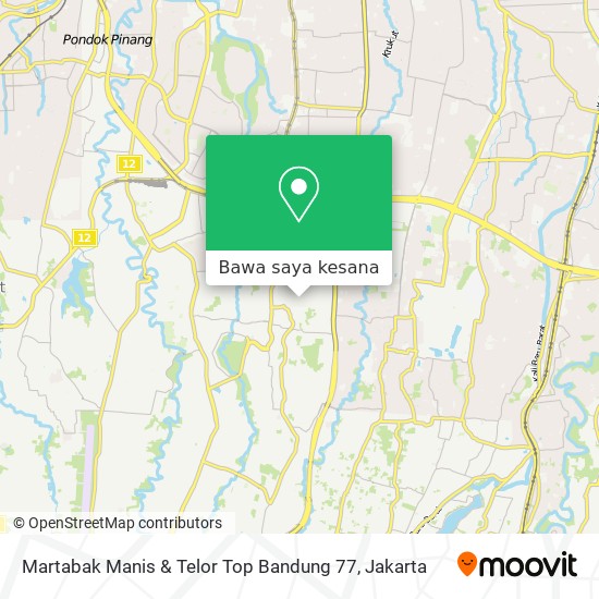 Peta Martabak Manis & Telor Top Bandung 77