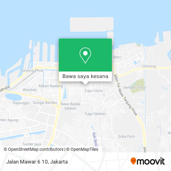 Peta Jalan Mawar 6 10