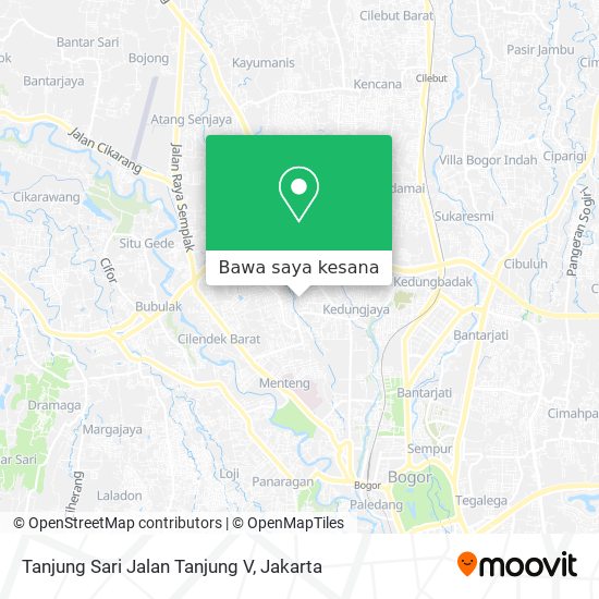 Peta Tanjung Sari Jalan Tanjung V