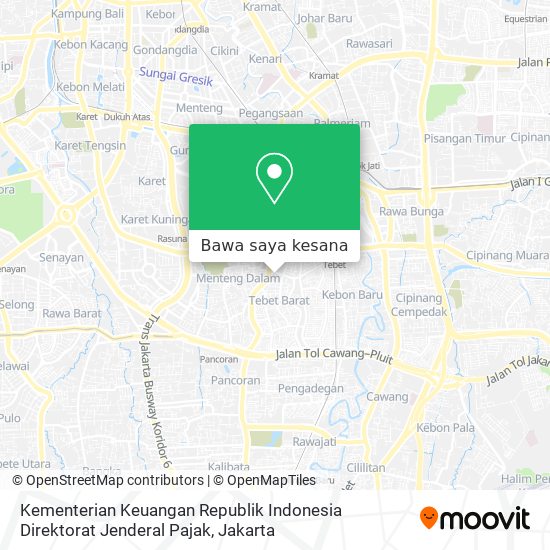 Peta Kementerian Keuangan Republik Indonesia Direktorat Jenderal Pajak