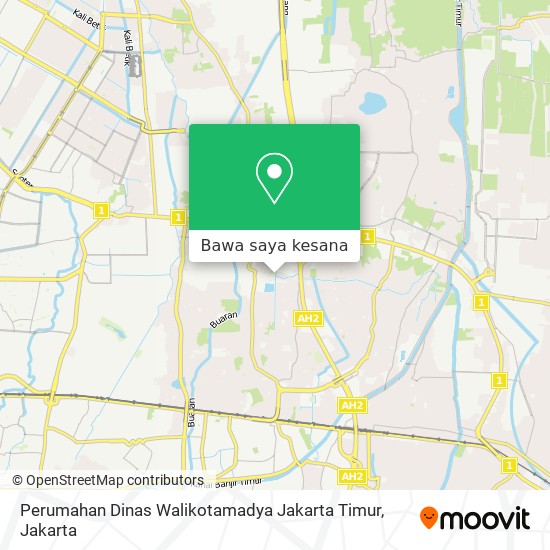 Peta Perumahan Dinas Walikotamadya Jakarta Timur