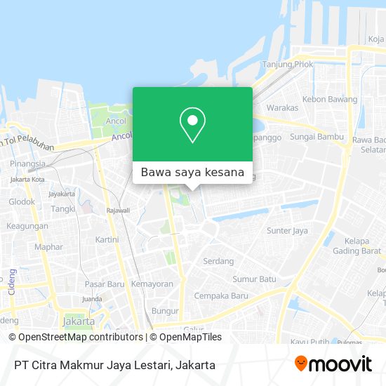 Peta PT Citra Makmur Jaya Lestari