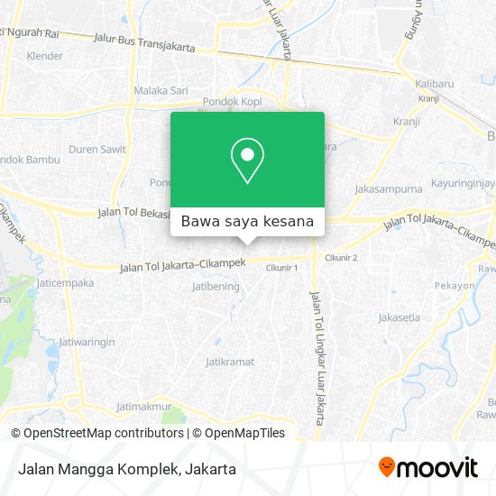 Peta Jalan Mangga Komplek