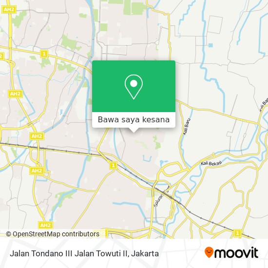 Peta Jalan Tondano III Jalan Towuti II