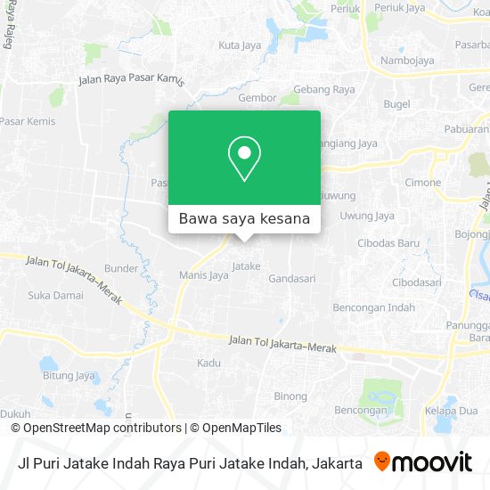 Peta Jl Puri Jatake Indah Raya Puri Jatake Indah