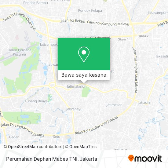 Peta Perumahan Dephan Mabes TNI