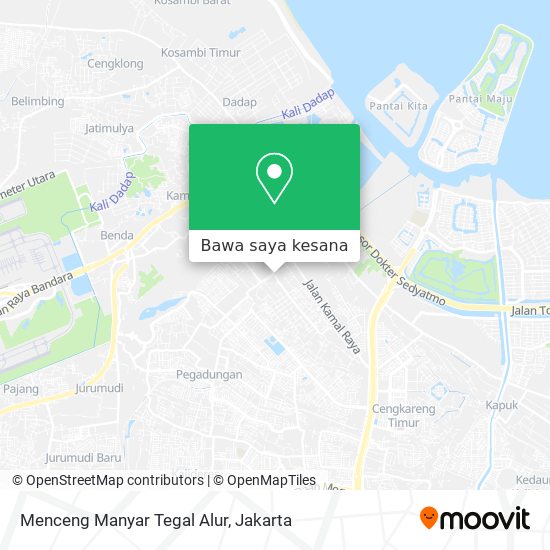 Peta Menceng Manyar Tegal Alur