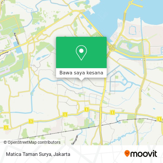 Peta Matica Taman Surya