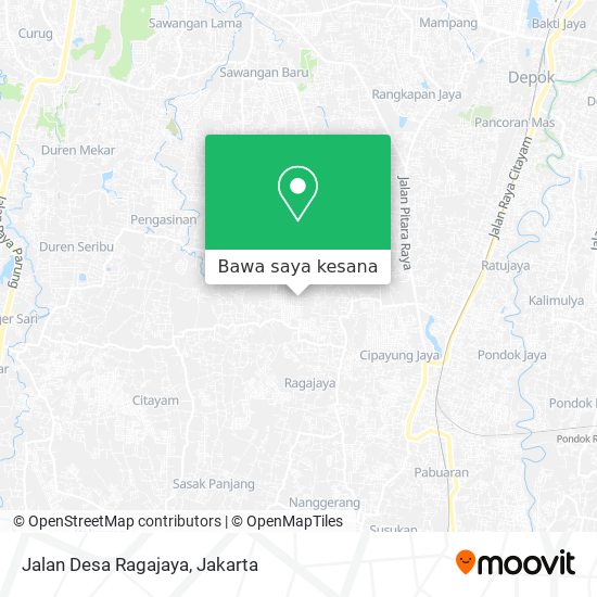 Peta Jalan Desa Ragajaya