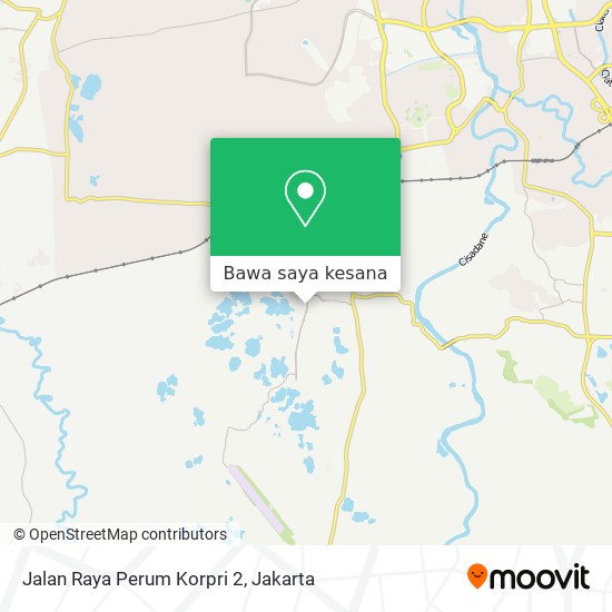 Peta Jalan Raya Perum Korpri 2