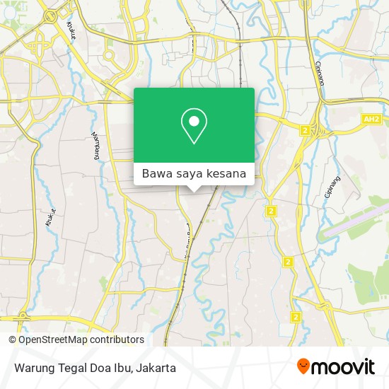 Peta Warung Tegal Doa Ibu