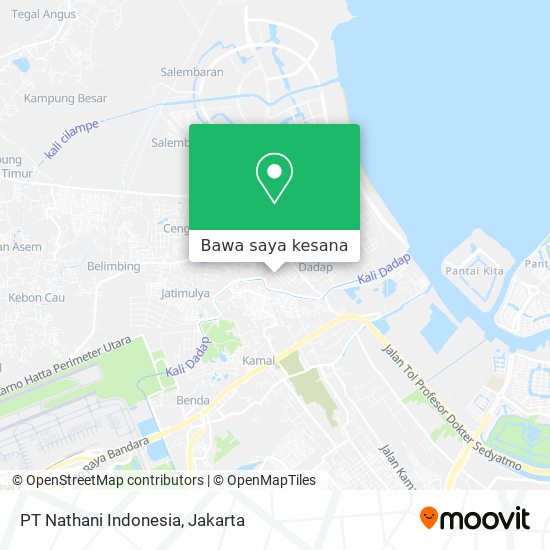 Peta PT Nathani Indonesia