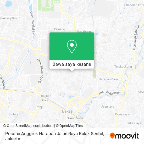 Peta Pesona Anggrek Harapan Jalan Raya Bulak Sentul