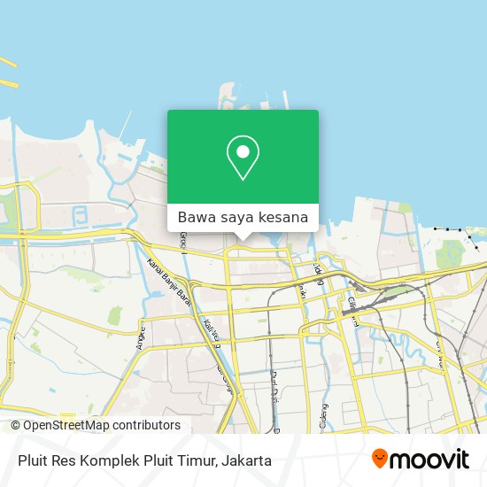 Peta Pluit Res Komplek Pluit Timur