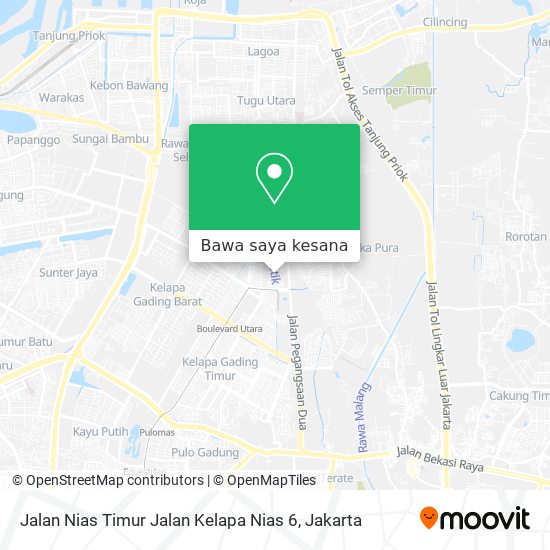 Peta Jalan Nias Timur Jalan Kelapa Nias 6