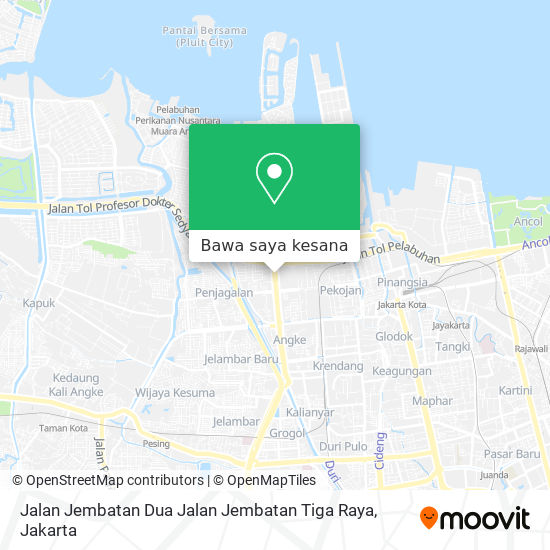 Peta Jalan Jembatan Dua Jalan Jembatan Tiga Raya