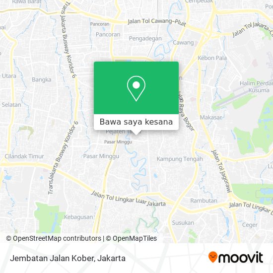 Peta Jembatan Jalan Kober