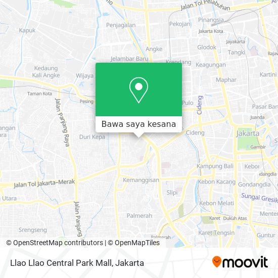 Peta Llao Llao Central Park Mall