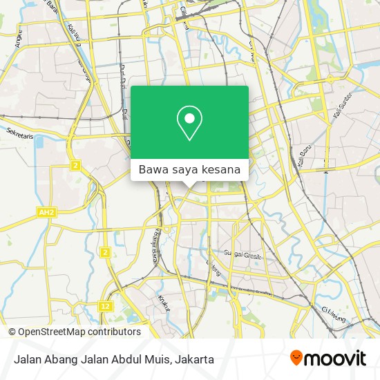 Peta Jalan Abang Jalan Abdul Muis