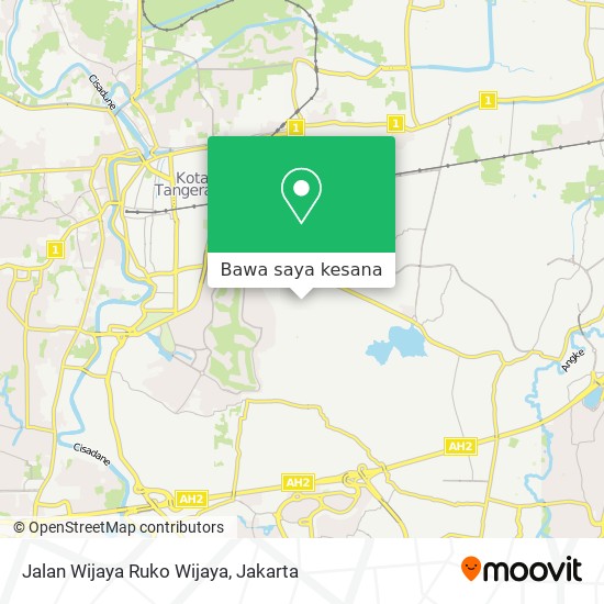 Peta Jalan Wijaya Ruko Wijaya
