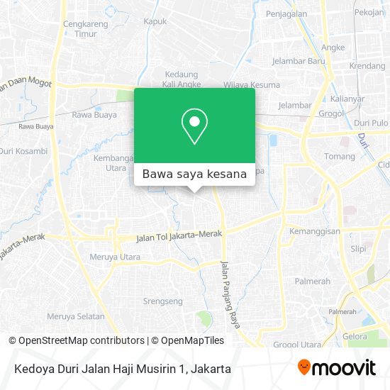 Peta Kedoya Duri Jalan Haji Musirin 1