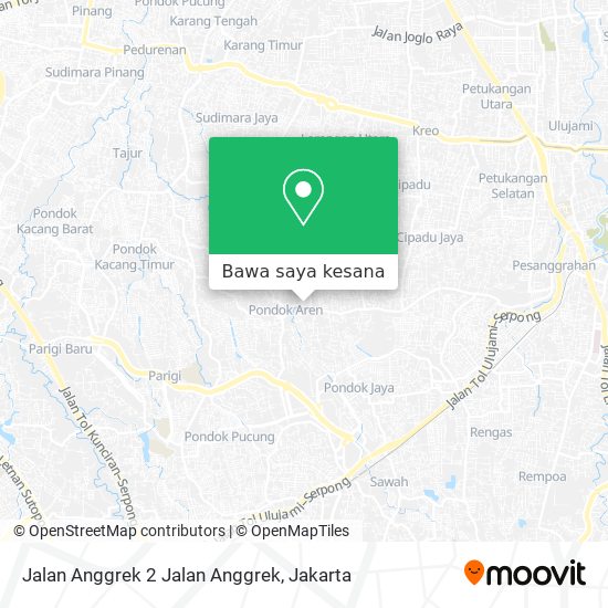 Peta Jalan Anggrek 2 Jalan Anggrek