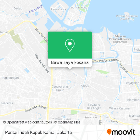 Peta Pantai Indah Kapuk Kamal