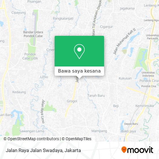 Peta Jalan Raya Jalan Swadaya