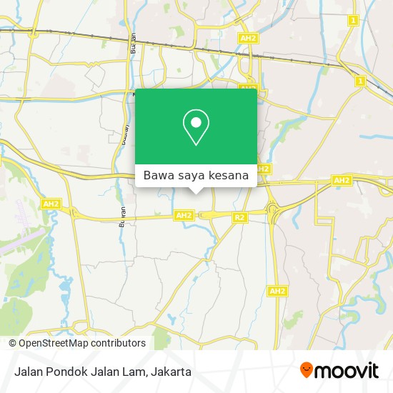 Peta Jalan Pondok Jalan Lam