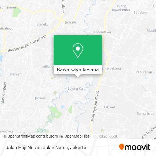 Peta Jalan Haji Nuradi Jalan Natsir