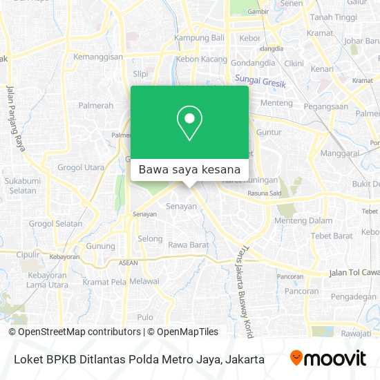 Peta Loket BPKB Ditlantas  Polda Metro Jaya