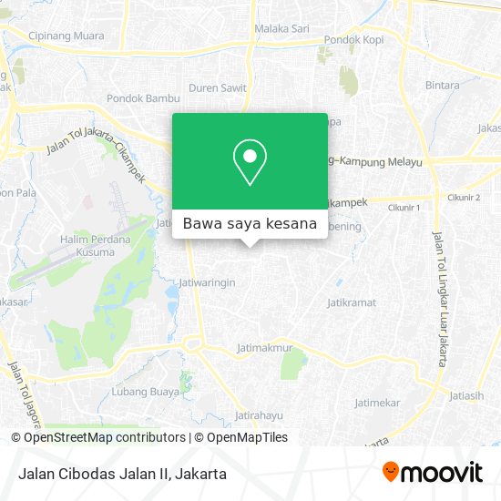 Peta Jalan Cibodas Jalan II