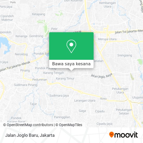 Peta Jalan Joglo Baru