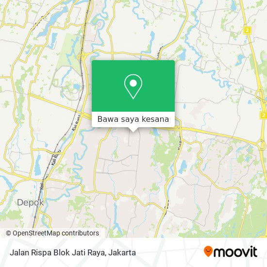 Peta Jalan Rispa Blok Jati Raya