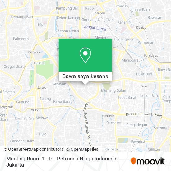 Peta Meeting Room 1 - PT Petronas Niaga Indonesia