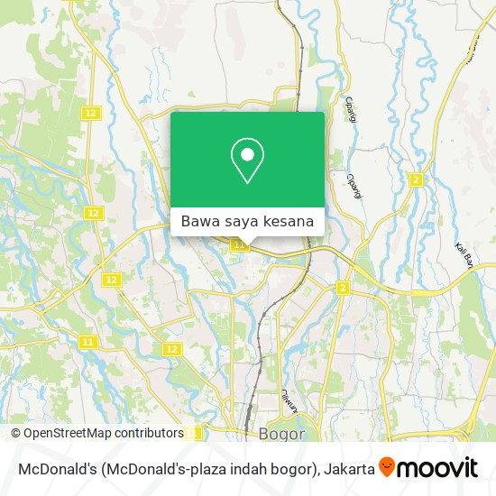 Peta McDonald's (McDonald's-plaza indah bogor)