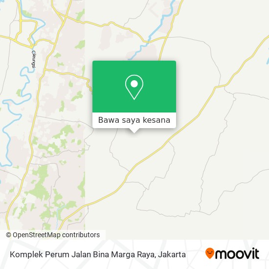 Peta Komplek Perum Jalan Bina Marga Raya