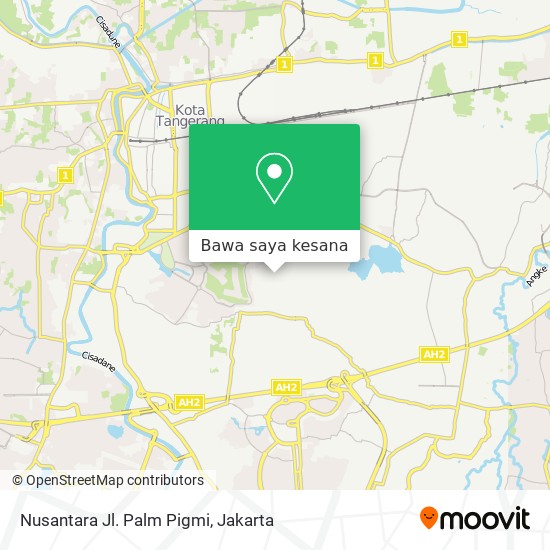 Peta Nusantara Jl. Palm Pigmi