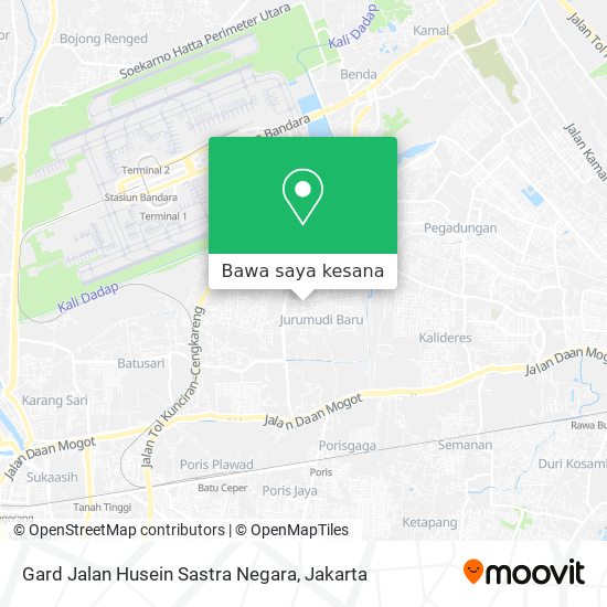 Peta Gard Jalan Husein Sastra Negara