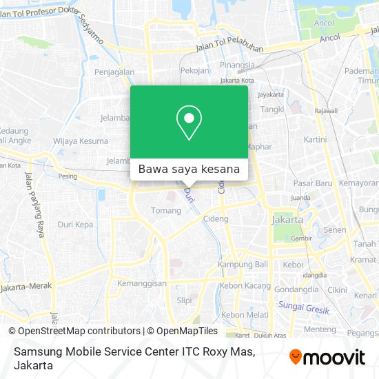 Peta Samsung Mobile Service Center ITC Roxy Mas