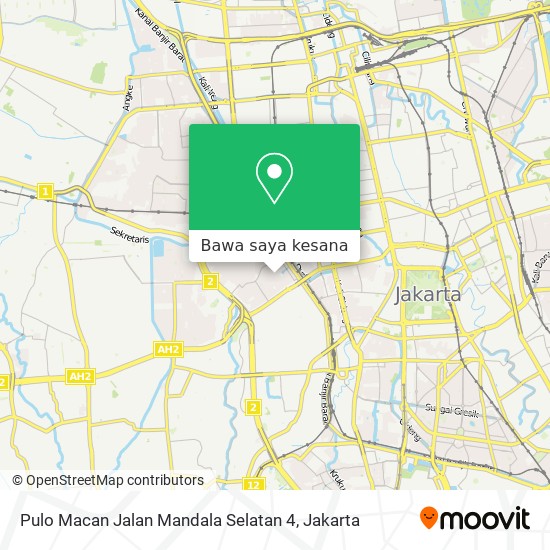 Peta Pulo Macan Jalan Mandala Selatan 4