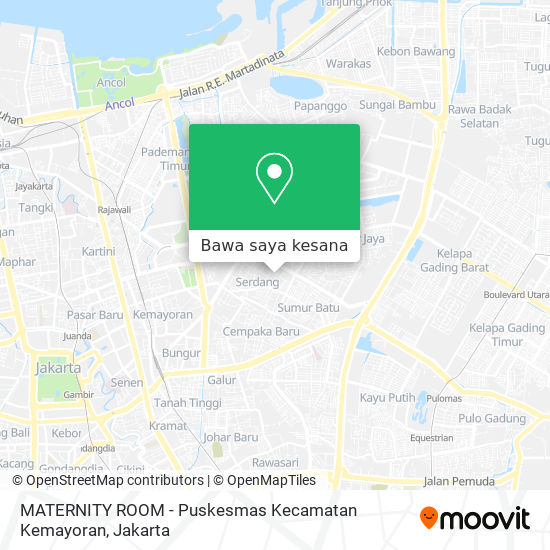 Peta MATERNITY ROOM - Puskesmas Kecamatan Kemayoran